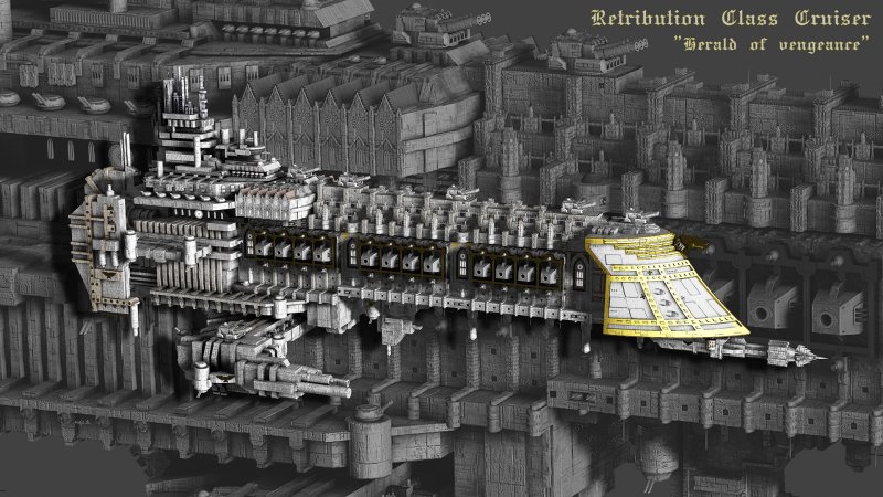 Warhammer 40000 линкор класса Император