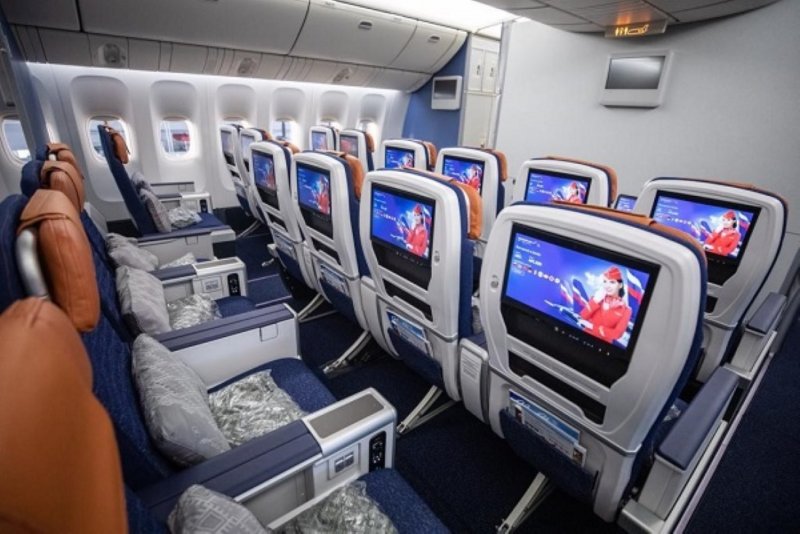 Boeing 777-300er Аэрофлот салон
