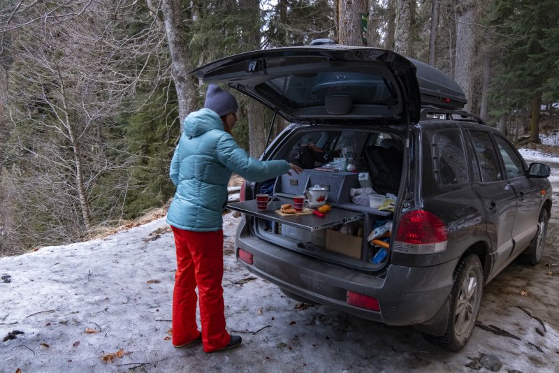 Органайзер в багажник Hyundai Santa Fe Classic