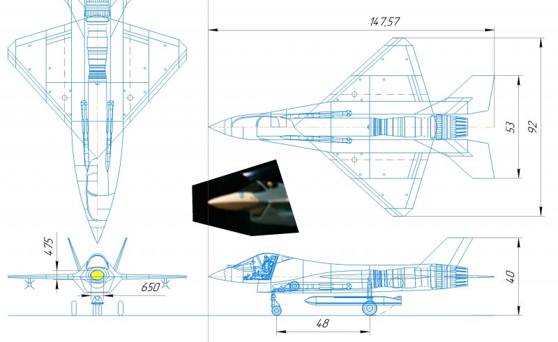Истребитель пятого поколения Су-75
