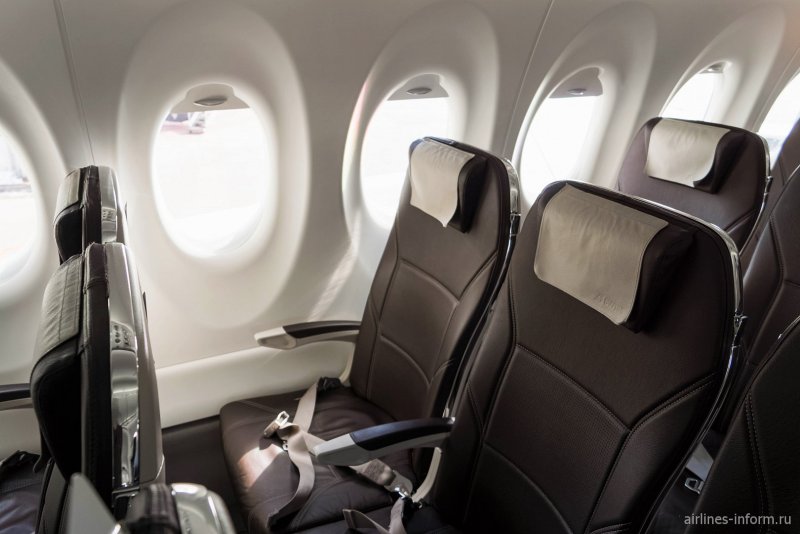 Airbus a220 Swiss салон