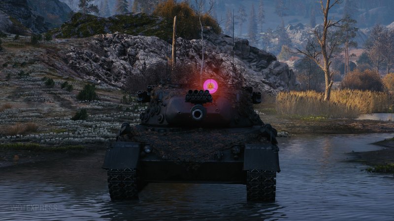 Блицлихт на танк Leopard 1