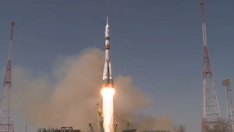 Старт ракета Восток 1 Гагарина