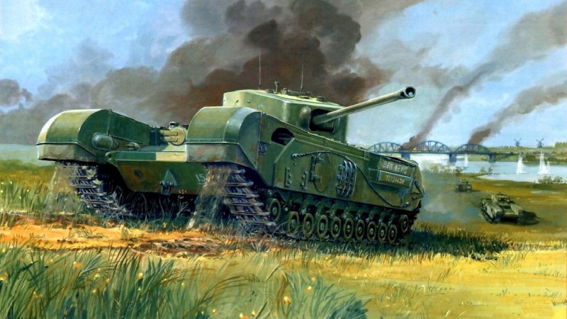 Танк Черчилль 61 Александр Невский