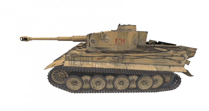 Конструктор Cobi small Army World War II 2519 танк Tiger i 131