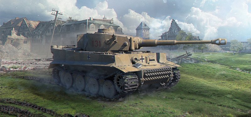 Лего танк Tiger 131