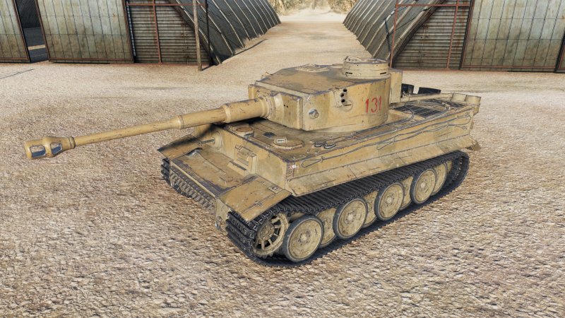 Лего танк Tiger 131