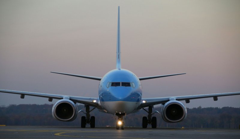 Боинг 737 вид спереди