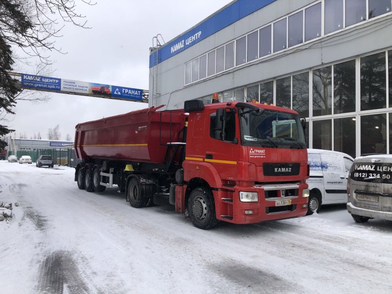 КАМАЗ 5490 С прицепом