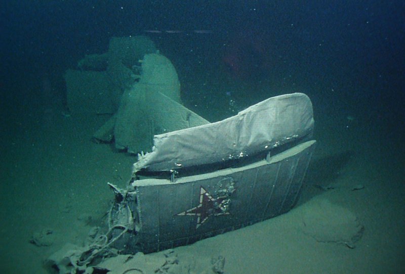 Подлодка на дне Балтийского моря