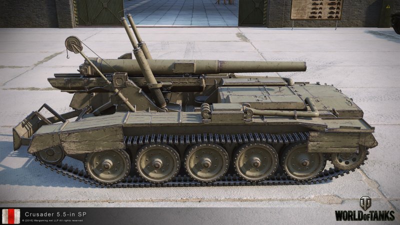 Crusader 5.5-in. SP танк