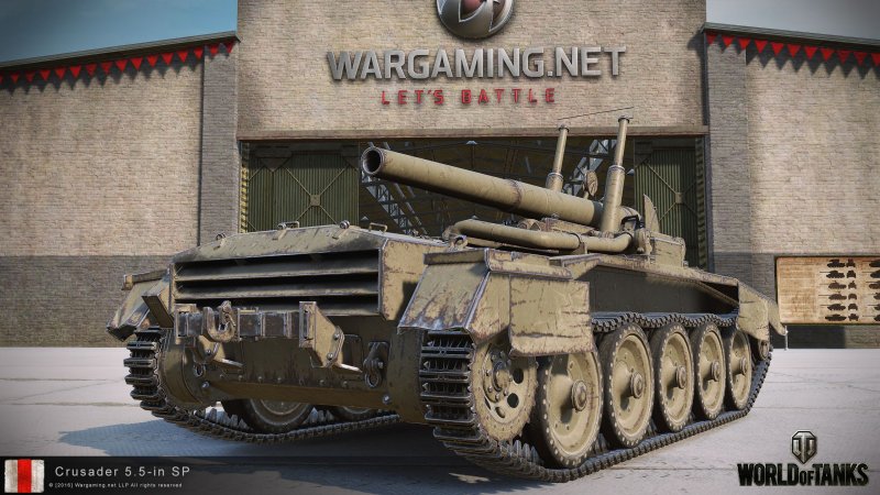 САУ Crusader 5.5-in. SP