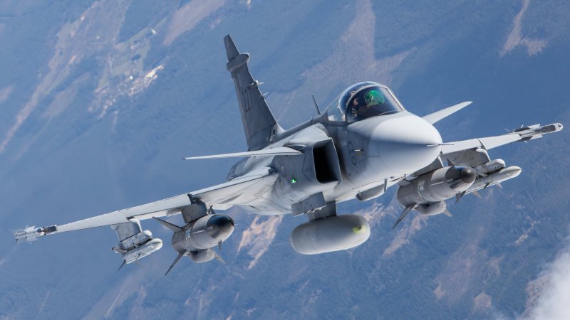 Saab Jas 39 Gripen фото