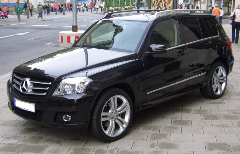 Mercedes Benz GLK 350 черный