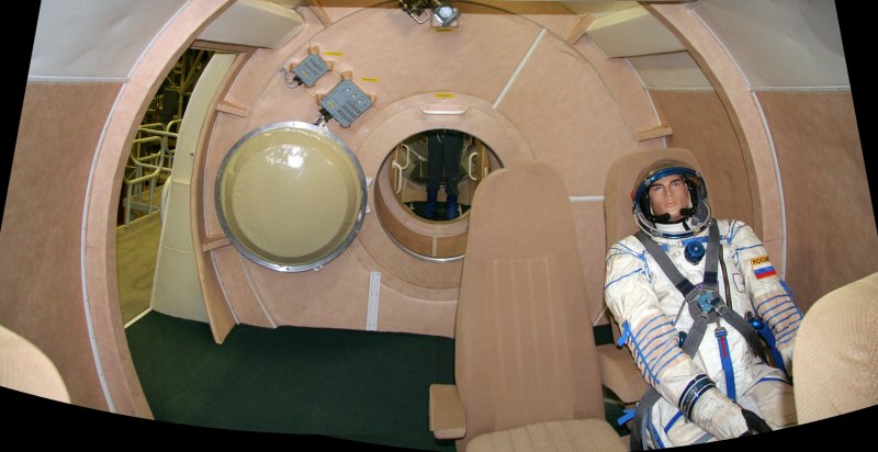 Космический корабль клипер внутри