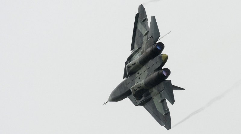 Су-57 реактивный самолёт
