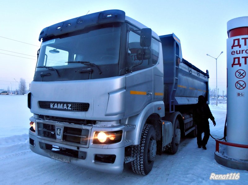 Самосвал углевоз КАМАЗ 65801