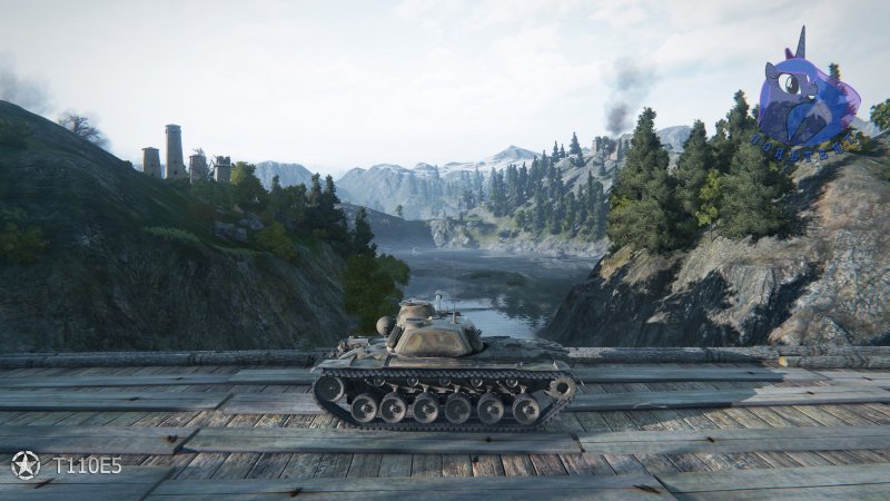T110e5 правильный ромб