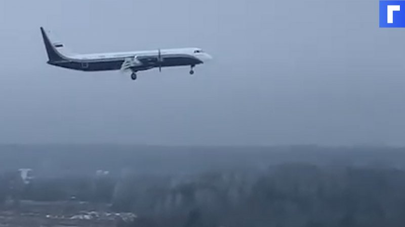 Ил-114 в Пскове