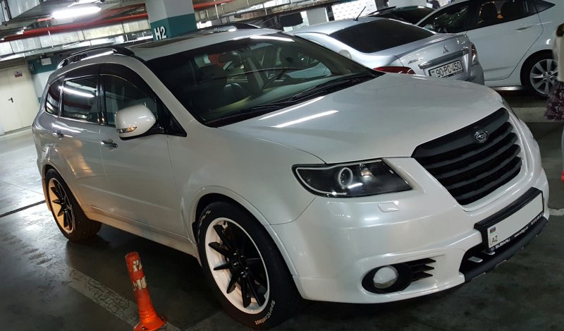 Противотуманки от Ларгуса на Subaru Tribeca