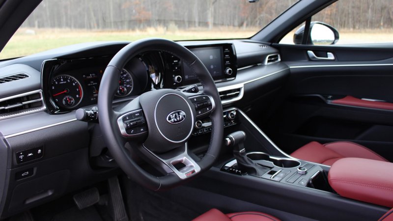 Kia k5 gt line 2021 салон