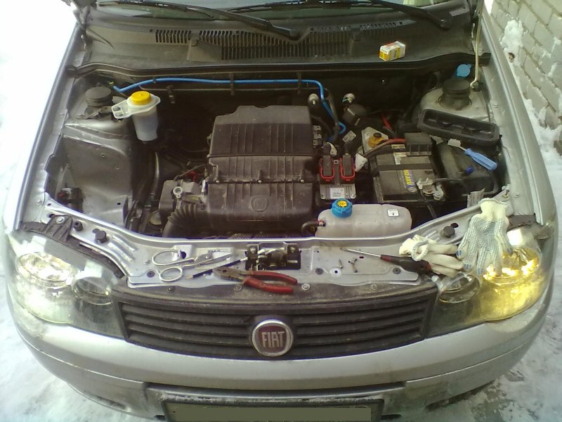 Fiat Albea 1.4 под капотом