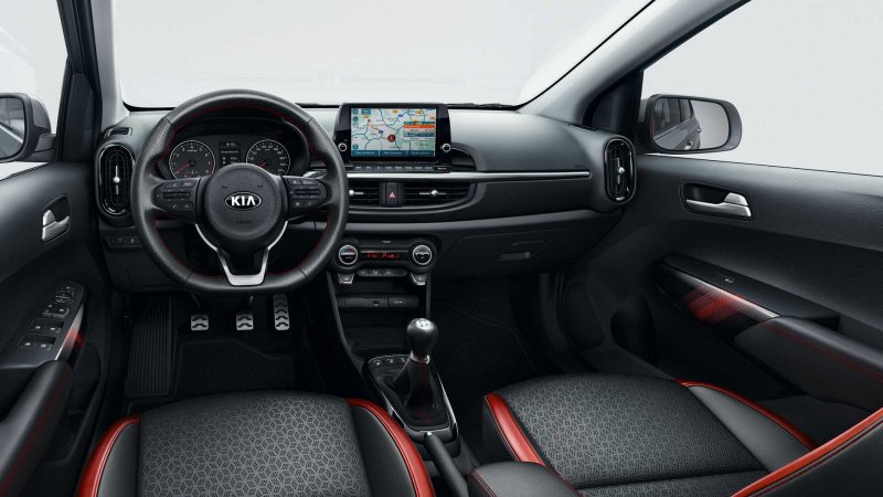 Kia Picanto салон правый руль