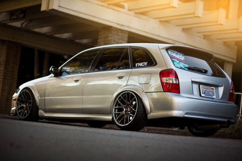 Mazda familia stance