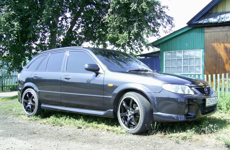 Mazda familia занижение