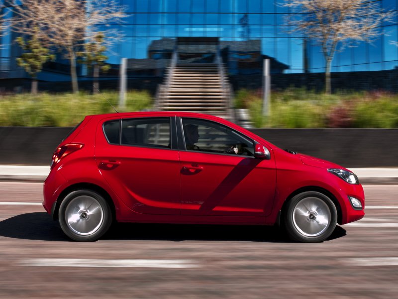Hyundai i20 красный
