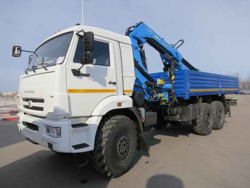 КАМАЗ 43118 С КМУ Канглим 1256