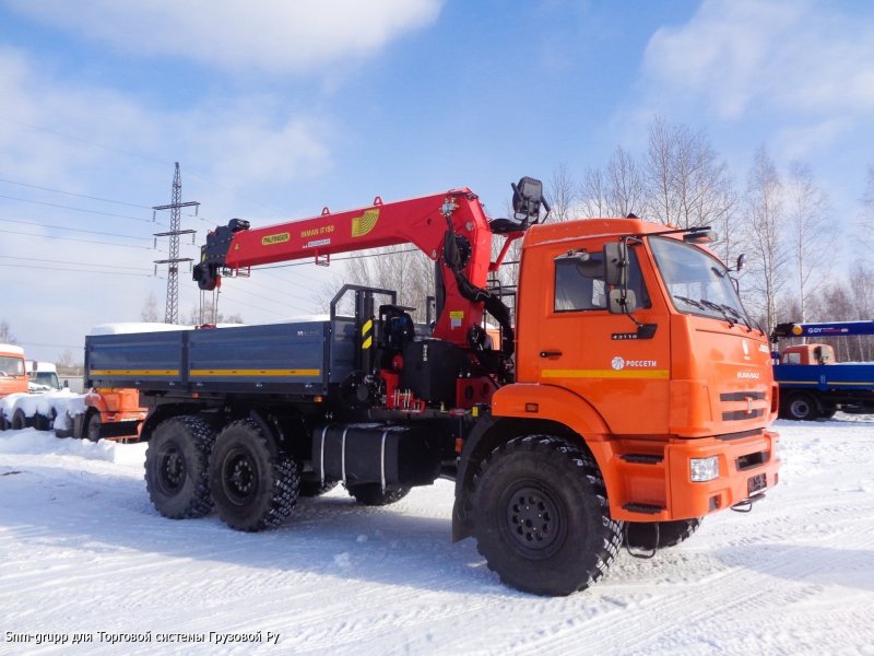 КАМАЗ 43118 С манипулятором