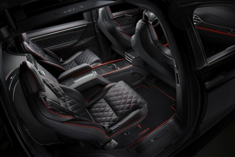 Tesla model s салон