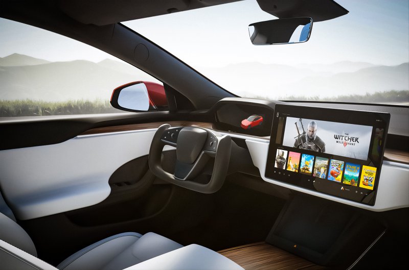 Tesla model s салон