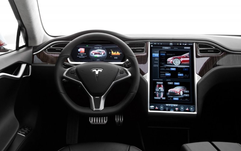 Tesla model s Plaid 2021 салон