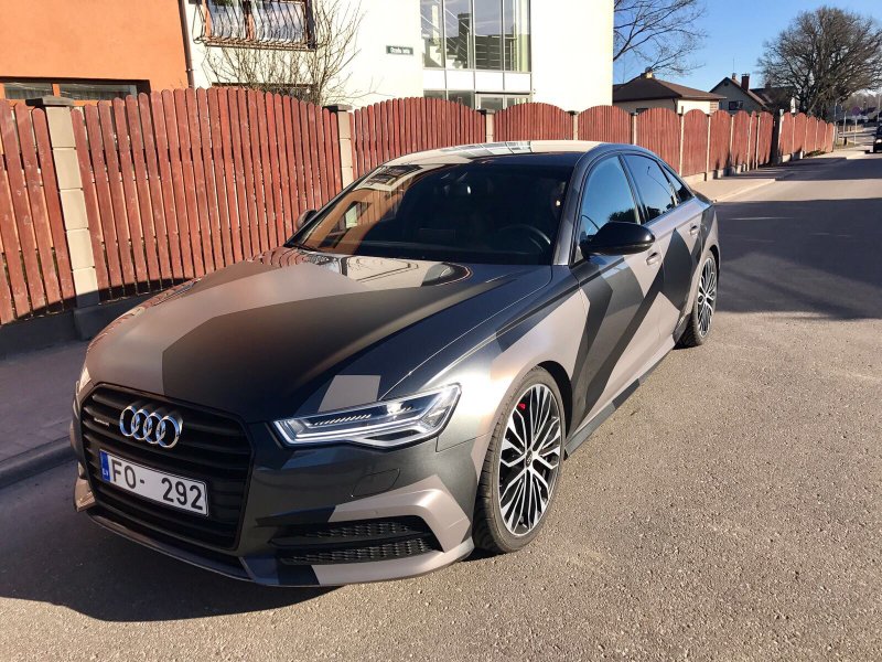 Audi a6 c7 матовая