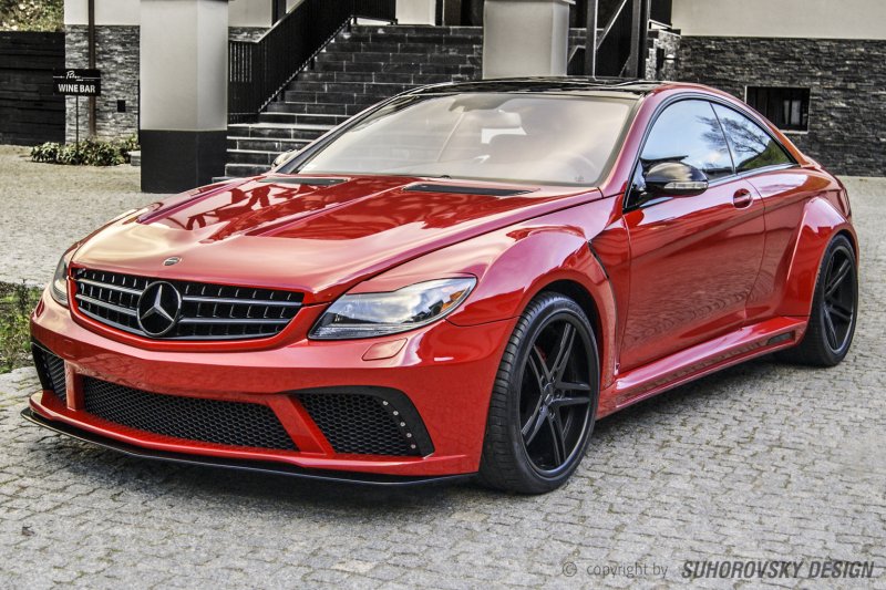 Mercedes CL 216 wide body Kit