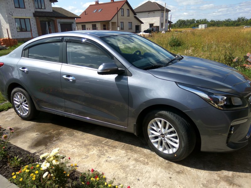 Kia Rio 2020 серый