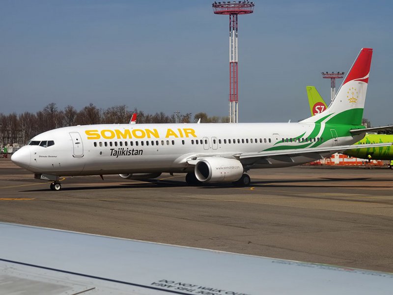 Чартерный рейс Somon Air Таджикистан Душанбе