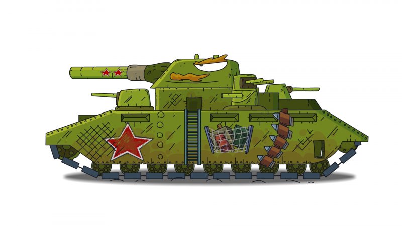 Т-35 танк Геранд сбоку