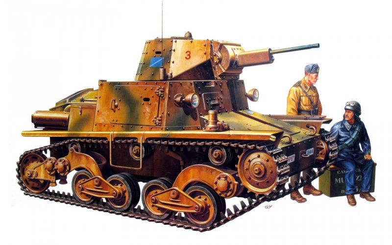 Итальянский легкий танк Fiat l6/40