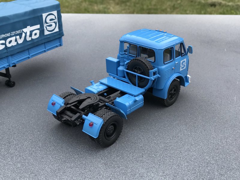 МАЗ-504в+МАЗ-5205 "Sovtransavto" (1:43 наш автопром)