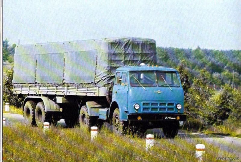МАЗ 504в с полуприцепом