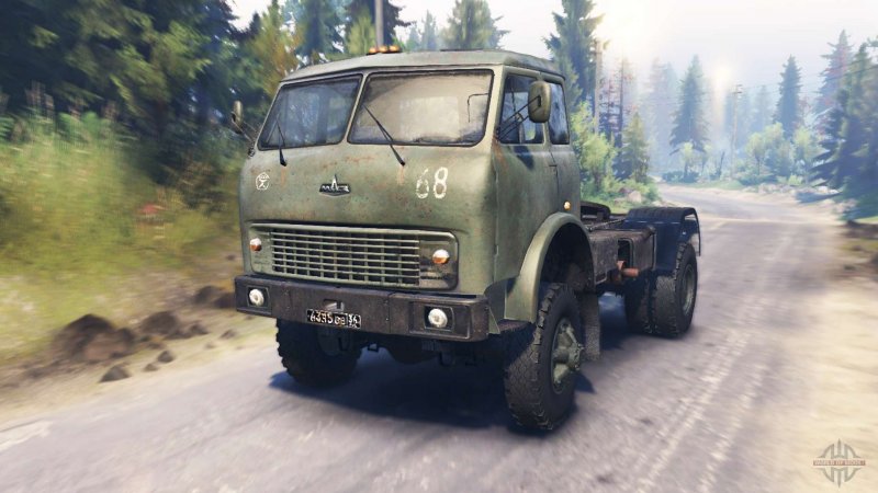 МАЗ 504 сзади