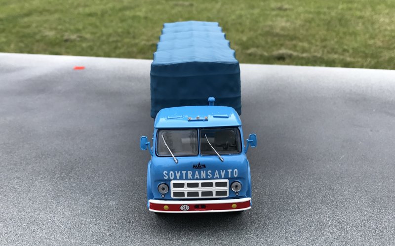 МАЗ-504в+МАЗ-5205 "Sovtransavto" (1:43 наш автопром)