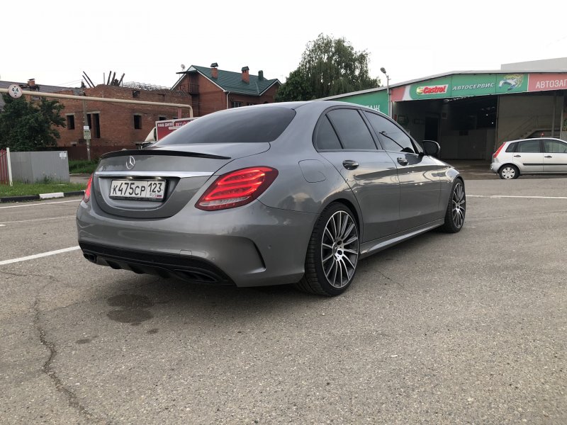 Мерседес с w205 серый