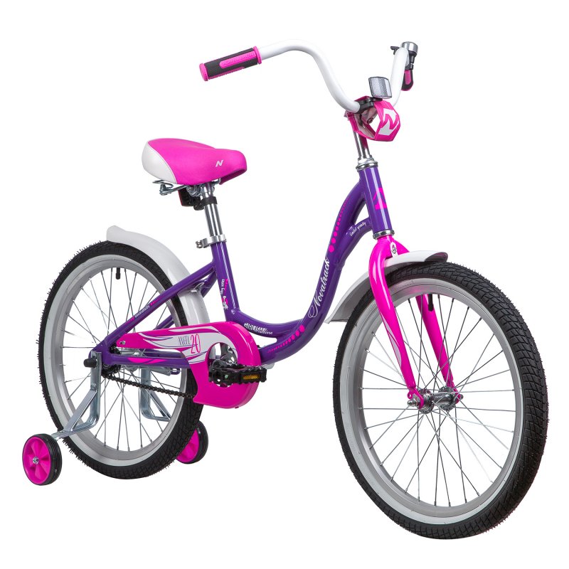 Велосипед Novatrack 20", Angel, фиолетовый