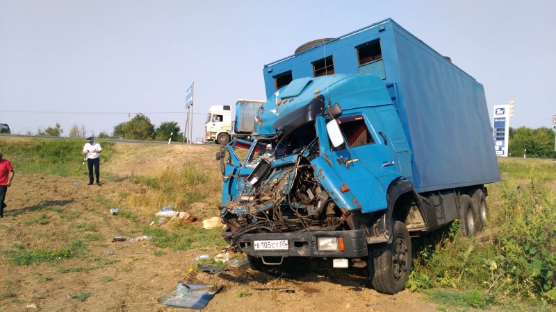 КАМАЗ 5511 разбитый