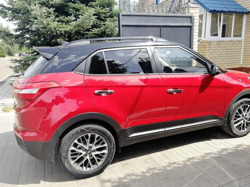 Hyundai Creta 2021 красная