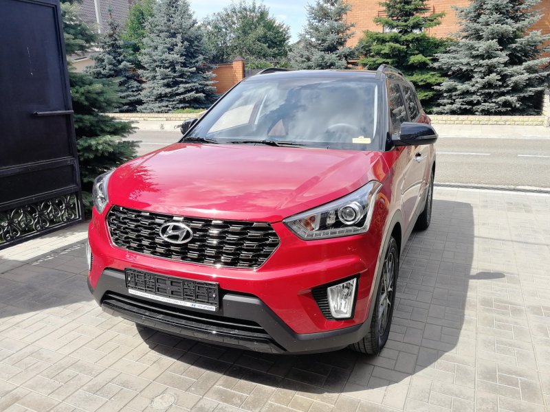 Hyundai Creta 2020 красная
